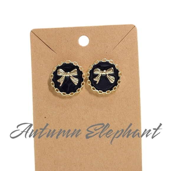 NWT Bow Post Earrings - Picture 4 of 5